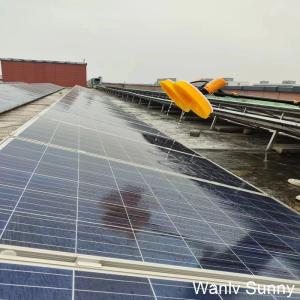 Artificial Control Photovoltaic Roller Solar Panel Cleaning Brushes with Water