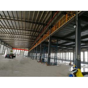 Modern Steel Structure Factory Building With Mezzanine Metal Workshop Constructi