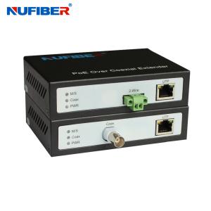 10M 100M POE EOC 2 Wire Ethernet over Coaxial Extender For Elevator CCTV