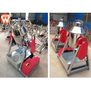 SS304 Stainless Steel Feed Grinder Mixer , Drum Shaped Powder Animal Feed Mixer