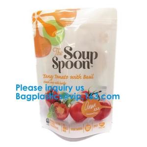 Salad Snack Powder Wheat Flour Stand Up Pouch Soup Spice Packaging Bag With