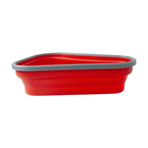 Slice 10" X 7.5" X 1.5" Pizza Storage Container With 5 Microwavable Serving