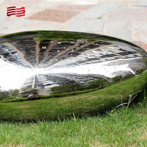 Stainless Steel Modern Style Art Furniture with Pebble Fountain and Mirror