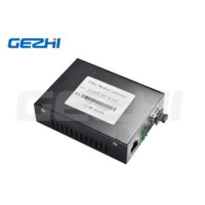 LC Connector Single Mode Fiber Converter Netaxcess 10 / 100Base TX To 100Base FX