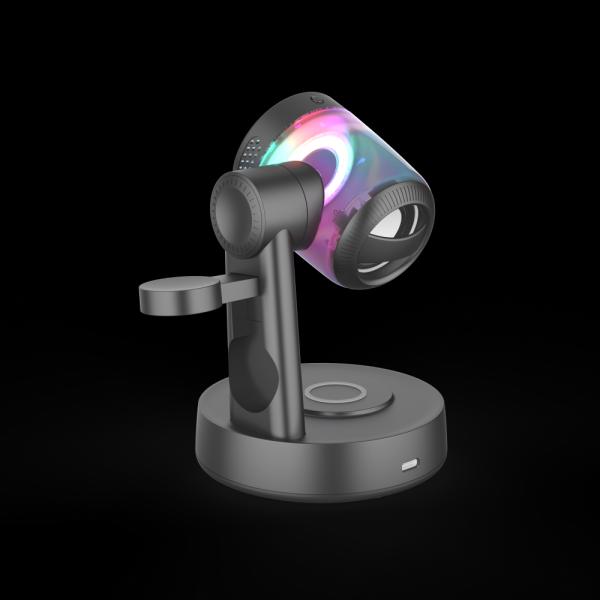 High Performance Bluetooth Speaker and All in one Wireless Charger Combo with