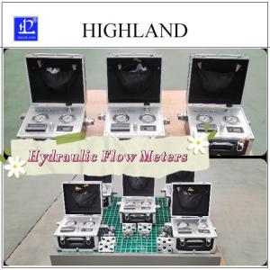 Compact MYHT-1-5 Hydraulic Flow Meters For Excavators Testing Hydraulic Flow