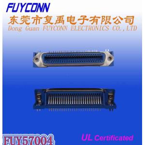China Centronic PCB Right Angle 50 Pin Female Connector with Board Lock on sale