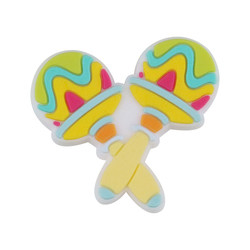 Eco Friendly Silicone Personalised Teething Beads For Keychains Bracelet