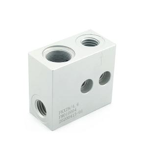 Precision CNC Machined Stainless Steel Hydraulic Manifold Blocks for Hydraulic