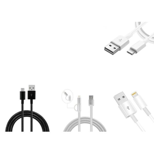 MFI Certificated Apple Charger Cable iPhone 8 / iPad Air / iPod Customized USB Data Cable