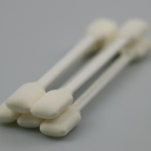 Cheap Double Rectangle Foam Head White PP Handle for Printer and Plotter Cleaning Swabs for sale