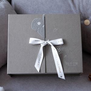 Biodegradable Baby Clothes Custom Clothing Boxes With Leather Handle