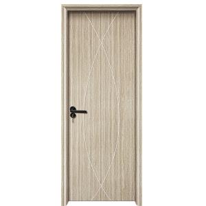 Flat With Design Or Customized WPC Hollow Core Door Eco-Friendly