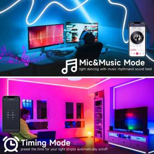 Bluetooth Tuya Dimmable LED Strip 2000mm 3000mm Led Neon Flex RGB