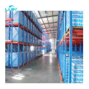 Heavy Duty Push Back Shelf Racking Drive In Pallet Roller Rack System For
