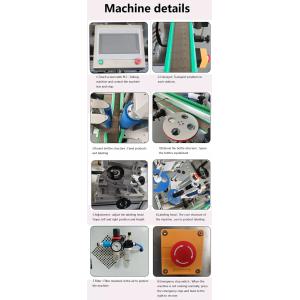 220V Round Bottle Jar Can Labeling Machine for Body Shop Oil Shampoo Lotion