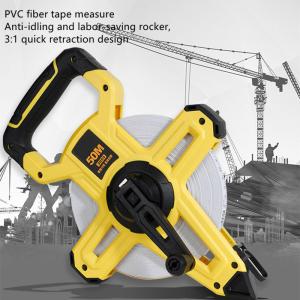 High Strength ABS Housing 50M Engineering Tape Measure With Mechanical Handle