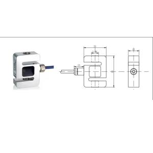Ruijia Stainless Steel Miniature S Type Load Cell For Force Measurement 2kg