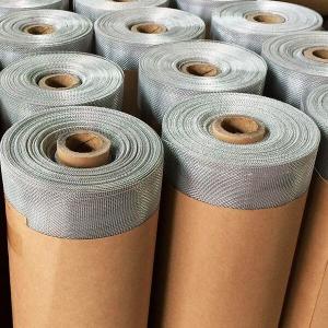 Black Coated Aluminium Window Screen With 0.24mm Wire Diameter