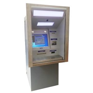 Cheap High Security ATM Banking Kiosk Embeded O/S With PCI EPP Convenient Operation for sale