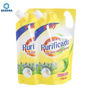 CMYK Stand Up Moisture Proof Jelly Custom Spout Pouches