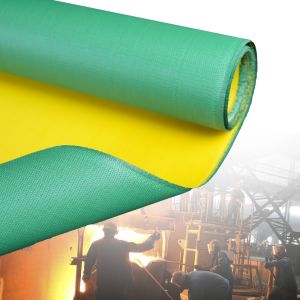 High Temperature Resistant PU Coated Fiberglass Fabric with 550°C Glass Fabric