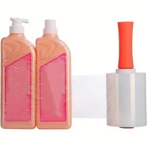 Blue Stretch And Shrink Film Width 20cm / 50cm / 100cm Designed With Plastic