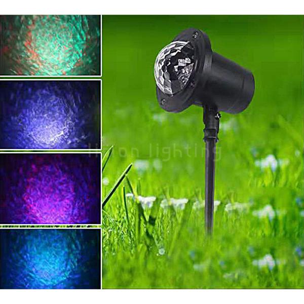 Factory Directly Sales Waterproof IP65 Rotating Crystal LED Water Wave Effect