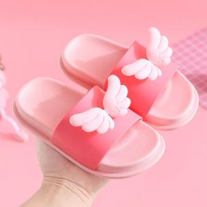 Flat Heel PVC Little Boy Girl Slides Slippers EUR26