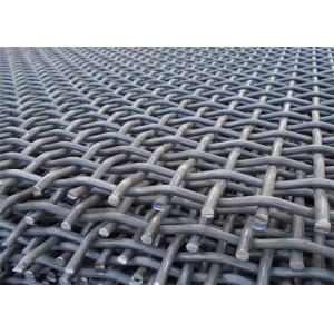 Quarry Screen Mesh Crimped Wire Mesh 4mm For Manganese Steel Mines
