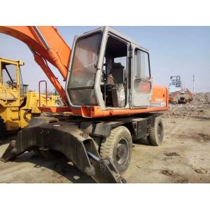 Used Hitachi EX160WD Wheel Excavator with 85CBM Specification 20 Production