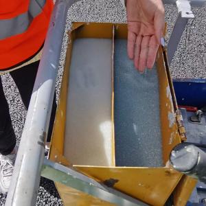 Two Components Scraping Road Line Street Striping Marking Machine Cold Paint