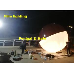 China Dimmable White 16cbm Helium Film Balloon Lights For Event Scene on sale