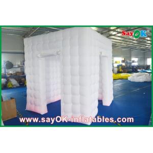 Photo Booth Wedding Props Oxford Cloth Inflatable Photo Booth , Led Lighting