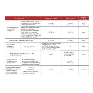 Underwater Chemical Fixing Epoxy Resin With High Loading Capacity And Durability