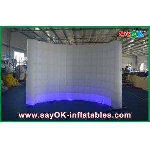 Inflatable Led Photo Booth 12 Color Inflatable Building 210D Polyester Cloth