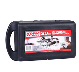 Cheap cast Iron weight adjustable chromed set dumbbell 15kg 20kg 30kg with steel collars for sale