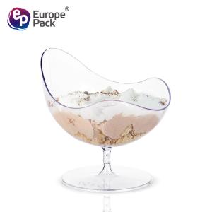 Modern design goblet shape plastic champagne glasses with cheap price