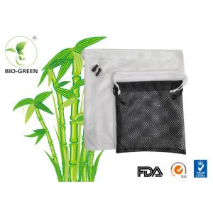 Printed Black Laundry Net Bag , Machine Washable Waterproof Diaper Bag