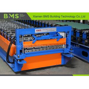 Cheap 0.8mm Color Steel Roof Panel Machine With 5T Manual Decoiler for sale