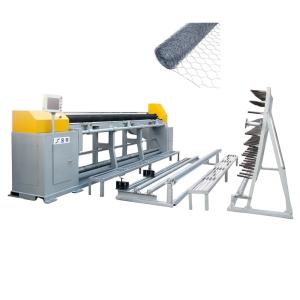 Plc Control 13.9kw 65m/H Hexagonal Wire Mesh Machine