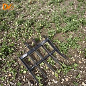 0.8T To 1.5T Excavator Parts Small Rake Attachment Agricultural Digger Rake