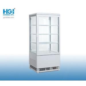 Supermarket Cake Showcase Fridge Glass Door With Lock Frost Free