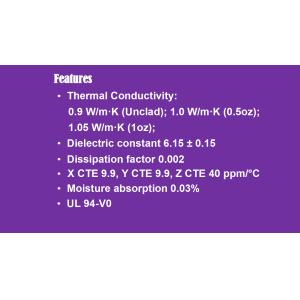RF-60TC PCB make of PTFE based, ceramic filled fiberglass substrate with 5mil,