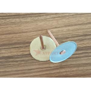 China 25mm/30mm Carbon Steel Capacitor Discharge Cupped Head Weld Pins For Duct Liner on sale