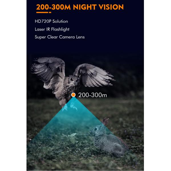 200-300m Hunting Night Vision Thermal Scopes Diopter Adjustment Lens
