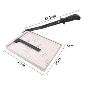 Portable Heavy Duty A4 Craft Guillotine Manual Paper Trimmer Cutter with Iron