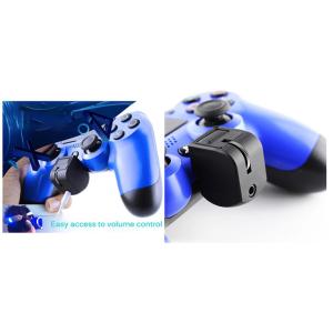 3.5mm Audio Jack For PS4 Game Controller Headset Adapter With Mic Volume Control