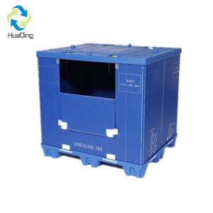 automotive component packaging plastic PP sleeve box heavy duty pallet autopack