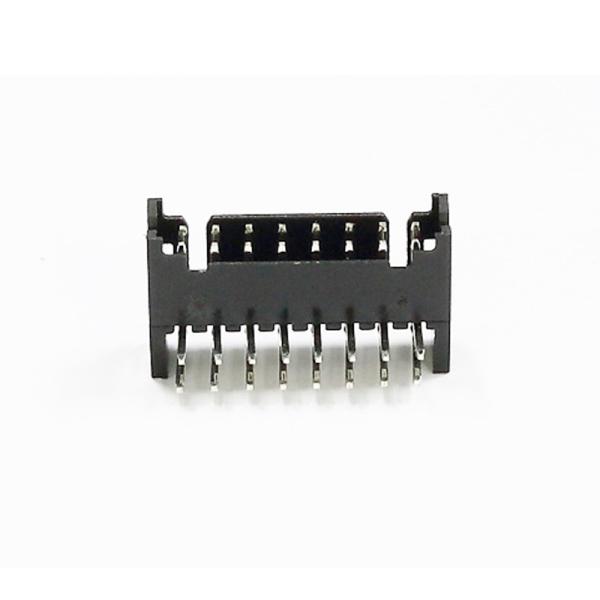Right Angle Type Board To Wire Connector Black 2.0 Pitch Sn Plated ROHS board to